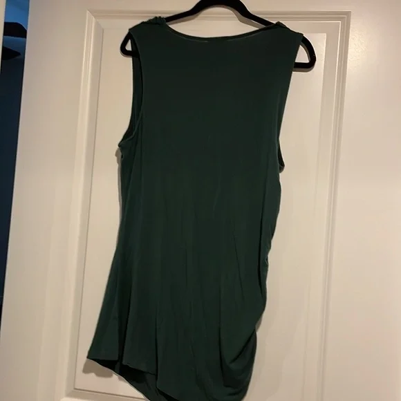 Halogen women’s dark teal ruched tunic length blouse XXL​ - Picture 4 of 4